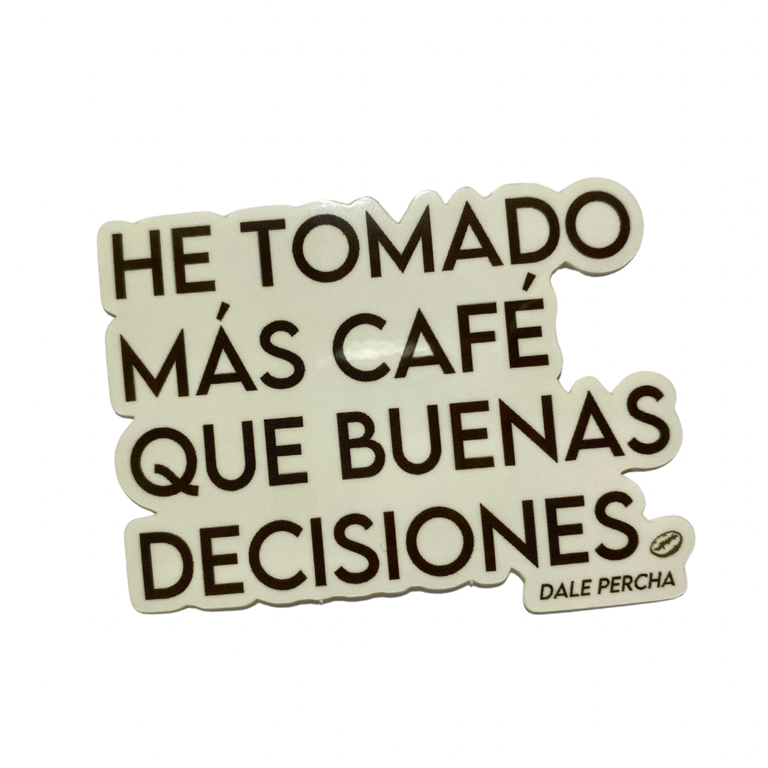 Café y Desiciones Sticker