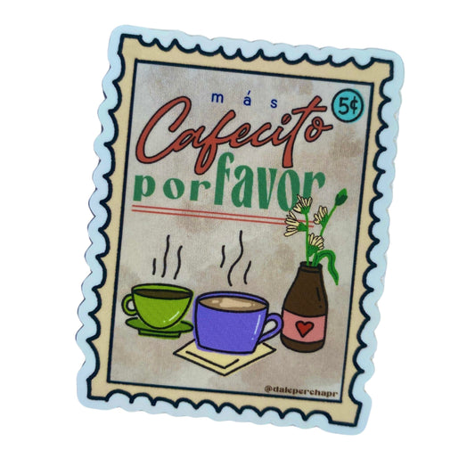 Más Cafecito Sticker