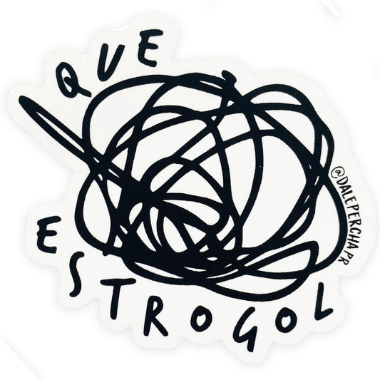 Qué Estrogol Sticker